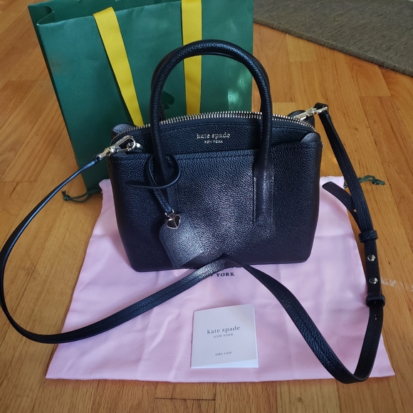kate spade Handbags - NWT Kate Spade Margaux Mini Satchel, black